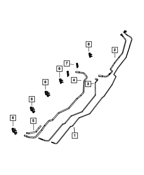 Fuel Lines for 2018 Ram 3500 #13
