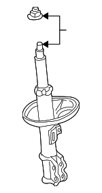 48520A9040 - Suspension: 1998-2003 Toyota Sienna - Strut for Toyota: Sienna Image