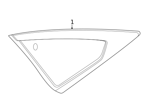 Glass & Hardware for 2024 INFINITI QX55 #0