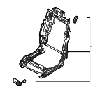 4N0881105A - Body: Seat Frame for Audi: A8 Quattro, S8 Image