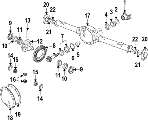 Propeller Shaft for 2008 Chrysler Aspen #0