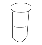 N90859402 - Body: Upper Rail Rivet for Audi: A7 Sportback, R8, RS7 Sportback, S7 Sportback, TT, TT Quattro, TT RS Quattro, TTS Quattro Image