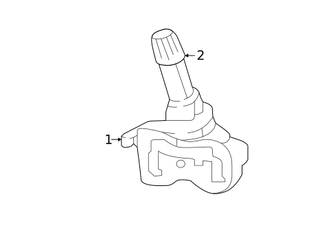 Tire Pressure Monitor Components for 2022 Chrysler Pacifica #0