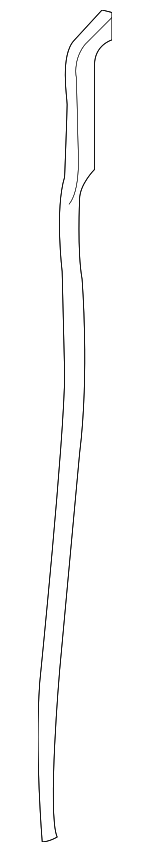 51767177935 - Body: Front Weather-strip for BMW: 740i, 740Ld xDrive, 740Li, 740Li xDrive, 750i, 750i xDrive, 750Li, 750Li xDrive, 760Li, ActiveHybrid 7 Image