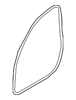 51337177998 - Body: Surround Weather-strip for BMW: 740i, 740Ld xDrive, 740Li, 740Li xDrive, 750i, 750i xDrive, 750Li, 750Li xDrive, 760Li, ActiveHybrid 7 Image