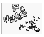 20908986 - Body: Seat Assembly for Cadillac: Escalade, Escalade ESV, Escalade EXT | Chevrolet: Tahoe | GMC: Yukon, Yukon XL 1500 Image