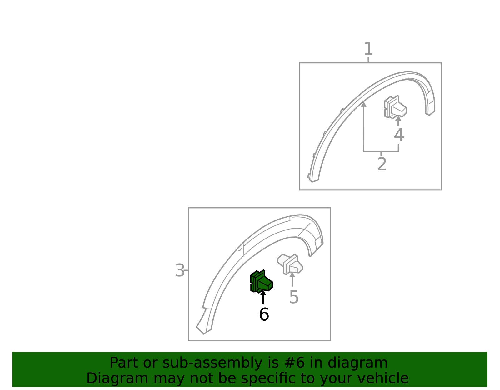 3062864 Genuine Side Molding Clip for 2016-2025 Volvo | Part# 30622764 | Over ...