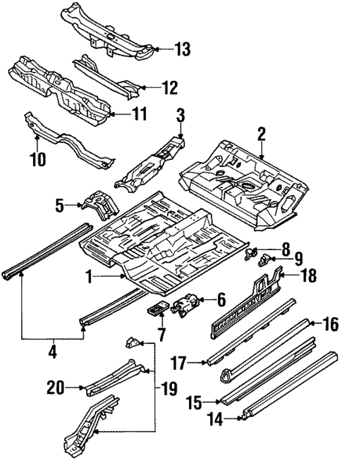 Rocker Panel for 1989 Toyota Corolla #0