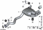 18307559999 - : Tailpipe Tip, Black Chrome for BMW Image