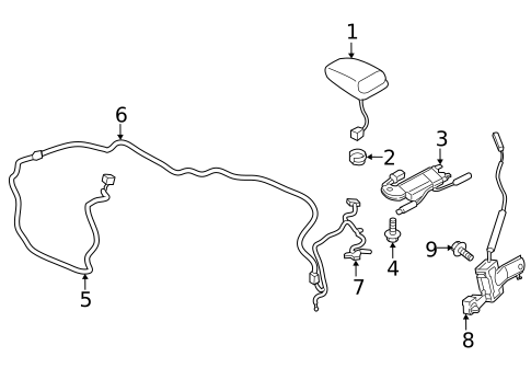 Antenna & Radio for 2017 Subaru Outback #0