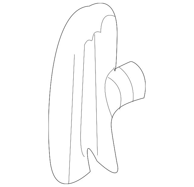 Seat Belt Guide - BMW (72-11-1-815-734)