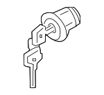 D87005Z00J - Steering: Cylinder &amp; Keys for Nissan Image