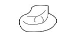 MU440009 - Body: Air Deflector U-Nut for Mitsubishi Image