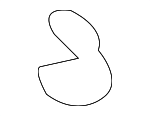 MR473000 - Body: Bumper Cover Rivet for Mitsubishi Image