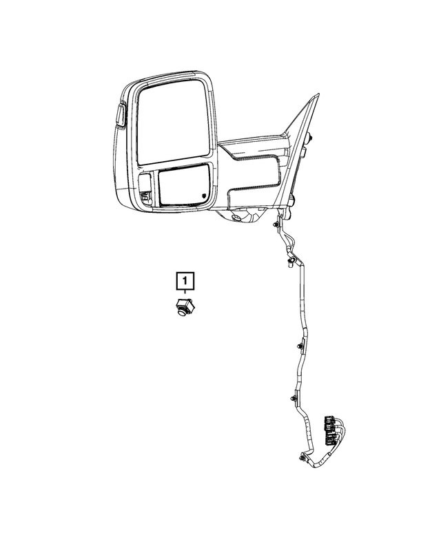 56029954AA - Electrical: Camera, Left for Mopar Image