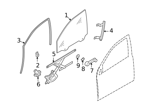 Front Door for 2009 Pontiac G3 #2