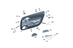 2327209901 - Front Door: Door Trim for Mercedes-Benz: AMG GT 43, AMG GT 55, SL43 AMG, SL55 AMG, SL63 AMG Image