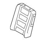 8A8Z7464810B - Body: Seat Back Pad for Ford: Flex Image