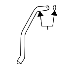 70050SDAA00 - Body: Drain Tube for Acura Image