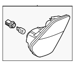8336A153 - : Backup Lamp Assembly for Mitsubishi: Outlander, Outlander PHEV Image