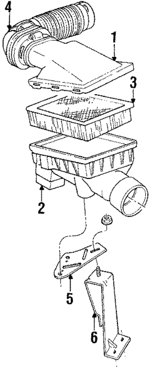 Air Inlet for 1990 Chrysler Imperial #0