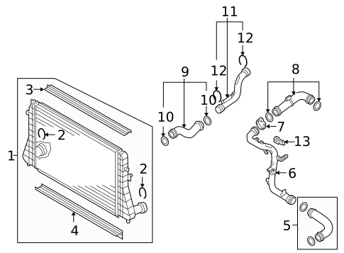 Intercooler for 2007 Audi A3 #0