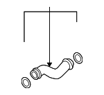 1K0145832E - : Connector Pipe for Audi: A3, A3 Quattro Image