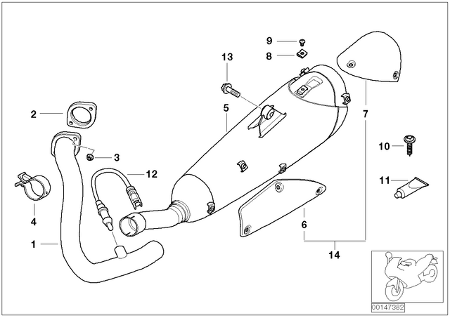 18127659988 - : Cover Lateral for BMW-Motorrad Image