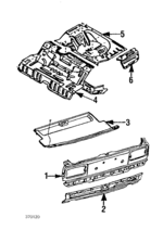 7911016M00 - : Rear Panel for Nissan: Pulsar NX Image
