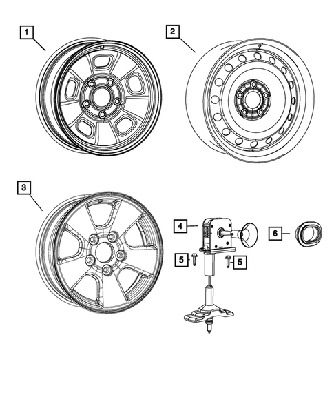 Wheel Spare for 2022 Ram 1500 Classic #0