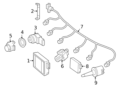 Electrical Components for 2018 Mercedes-Benz GLE550e #0