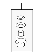 2328038020 - Fuel System: Pressure Reg for Toyota: Avalon, Camry, Highlander, Sienna, Venza Image
