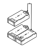 61278840838 - Electrical: Battery for BMW: 330e, 330e xDrive, 530e, 530e xDrive, 745e xDrive, X3 Image