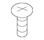 51217130110 - Body: Striker Screw for BMW Image