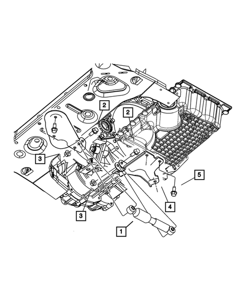 Engine Mounting for 2003 Dodge Stratus #3
