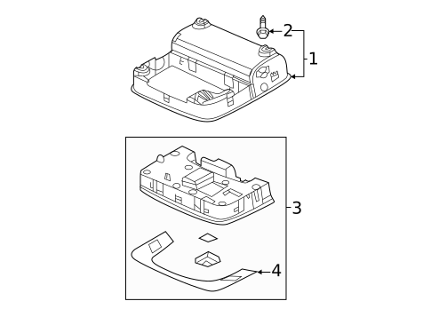Overhead Console for 2025 Acura RDX #0