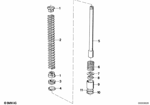 31421450538 - Front Axle, Front Suspension: Valve Washer -  for BMW-Motorrad Image