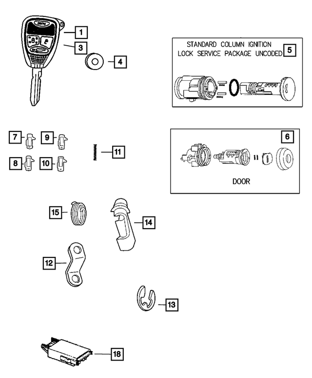 56053014AF - : Receiver Control Module for Mopar Image