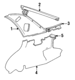 4260147 - : Window Molding for Saab: 9000 Image