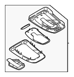 4K0947135AL6PS - Body: Overhead Console for Audi Image