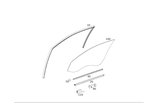 2117200220 - Front Doors: Glass Pane for Mercedes-Benz Image