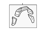656370C040 - Body: Wheelhouse Liner for Toyota: Tundra Image