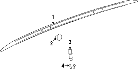 Exterior Trim - Roof for 2024 Acura ZDX #0