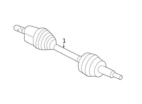 Drive Axles for 2018 Cadillac XT5 #0