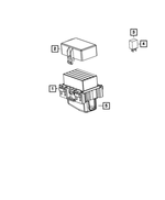 68190347AA - Electrical: Power Distribution Center Cover for Dodge: Durango | Fiat: 500 | Jeep: Grand Cherokee Image