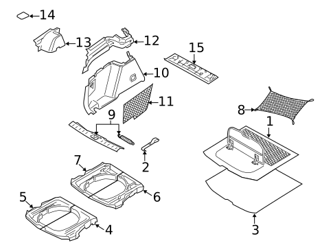 Interior Trim - Rear Body for 2007 Volvo V50 #0