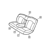 ZA651T5AA - Interior Trim: Rear Seat Center Armrest for Mopar Image