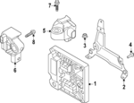 32269491 - : Controller Bracket for Volvo: EX90 Image
