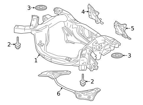 Suspension Mounting for 2020 Lexus NX300h #0
