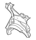 716013C100 - Body: Inner Quarter Panel for Kia: Optima Image